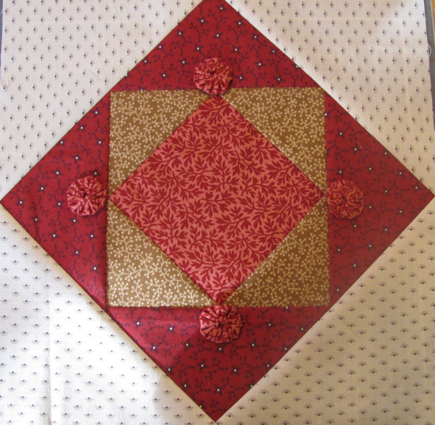 Quilt Doodle April BOM 2013 PDF Pattern