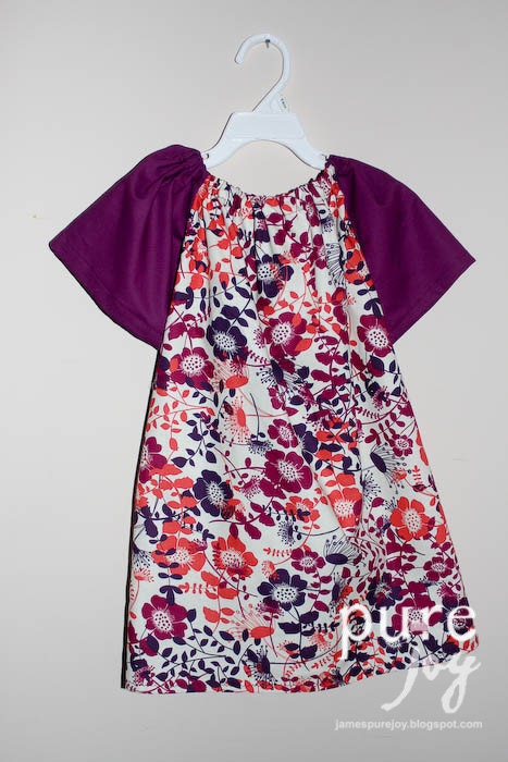 Colorful 3T peasant dress - Ready to ship