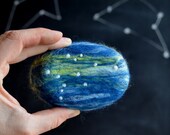 Felted Soap Aquarius Constellation (Eucalyptus Spearmint )