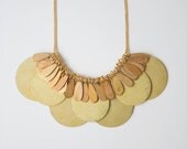 Marguerite // handmade in USA // eco friendly necklace