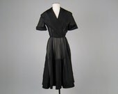 SALE SALE SALE Vintage 1950s sheer nylon chiffon evening dress