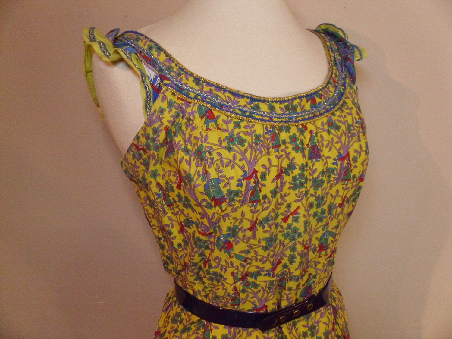Vintage 1950's/1960's Novelty Dress