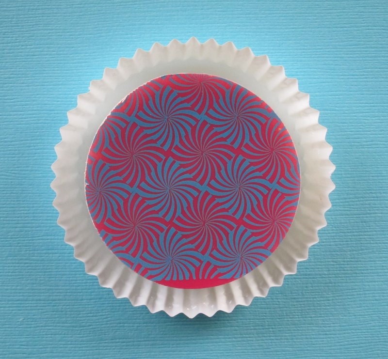Pink & Blue Spiral Burst Chocolate Covered Oreos