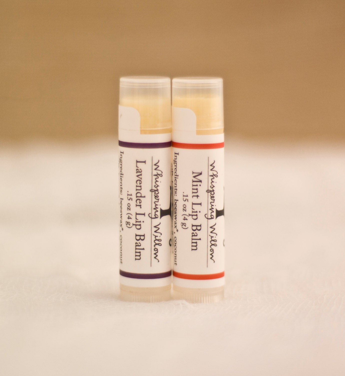 Lip Balm - All Natural Handcrafted - Mix & Match Flavors  - 2 Pack