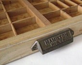 Printers Drawer Letterpress Drawer Hamilton Print Drawer