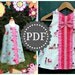 Girls A-Line Dress PDF PATTERN: Janey Jumper - Size 6 Month through 10 Years