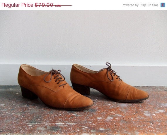 25% OFF STOREWIDE SALE Vintage 1990s designer leather shoes//////8