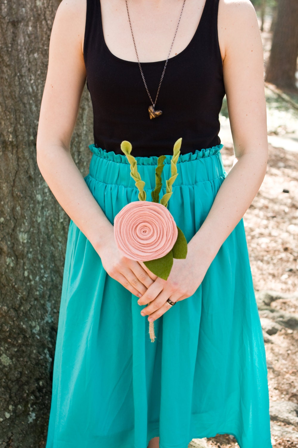 The Dreamy Candace - Felt Bouquet - Alternative Bouquet - Wedding - Pink Bouquet -