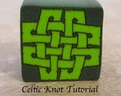 Celtic Knot polymer clay cane tutorial