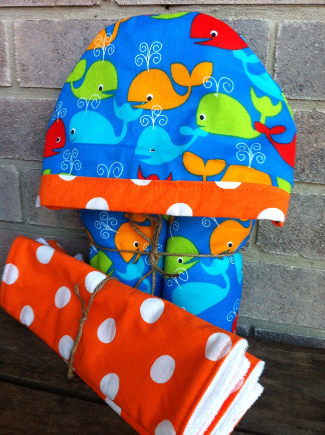 Baby Hooded Towel and Washcloth Set