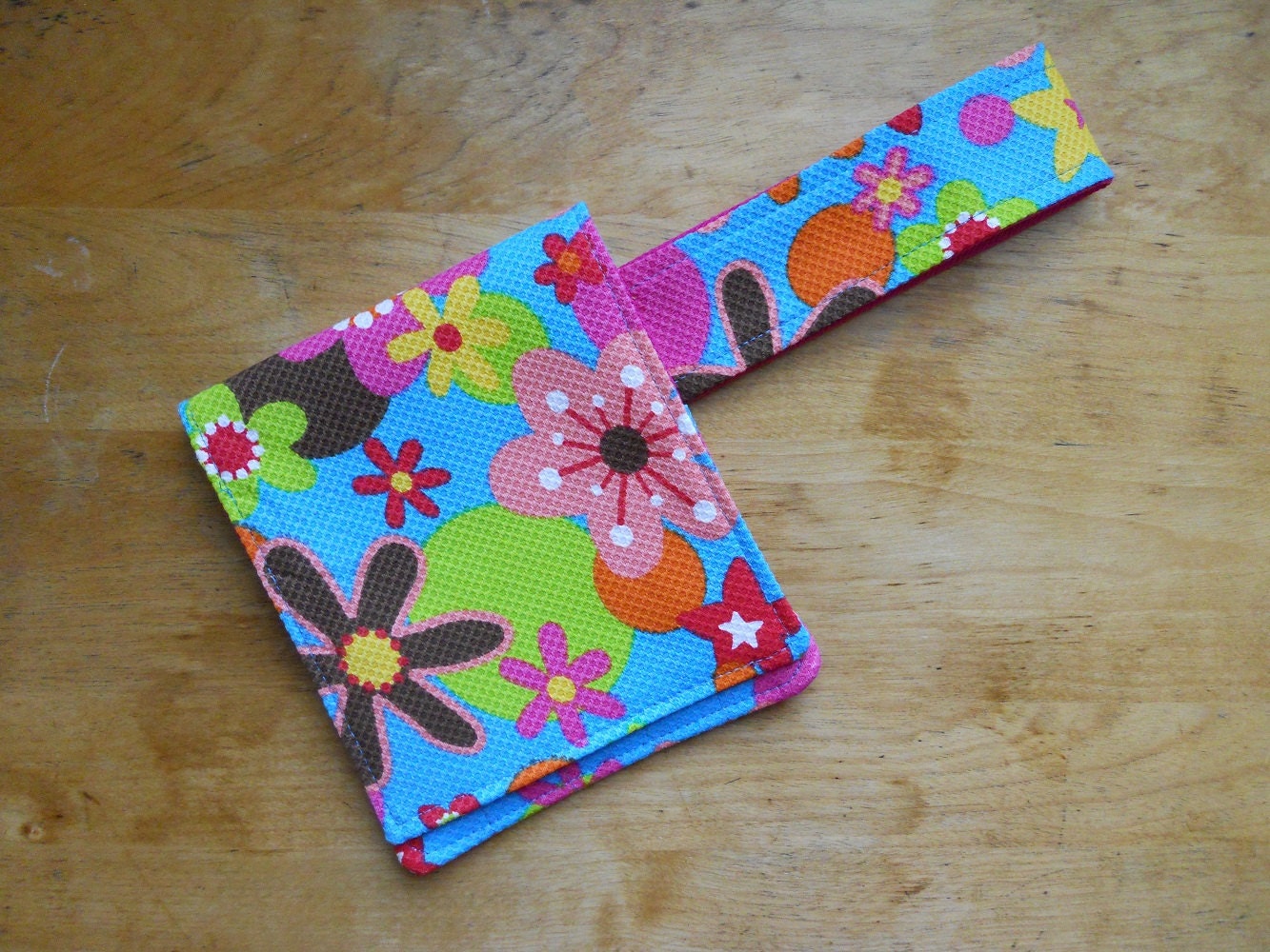 Travel Crochet Hook Case in Bright Floral