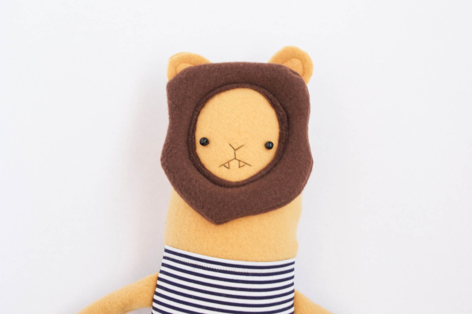 Plush Lion Friend- Finkelstein's Center Handmade Creature Toy