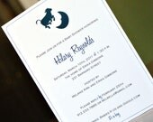 Nursery Rhyme Theme - Baby Shower Invitiation - Custom Colors Available - Set of 25