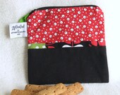 Reusable Snack Sack, Teacher's Gift - 5" x 5"- Nylon lined, Machine Washable, Zippered