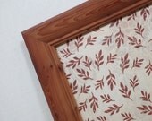 Wall Decor Magnet Board Magnetic Board Dry Erase Board Magnetic Memo Board Framed Memo Board - Leaves Design - includes magnets