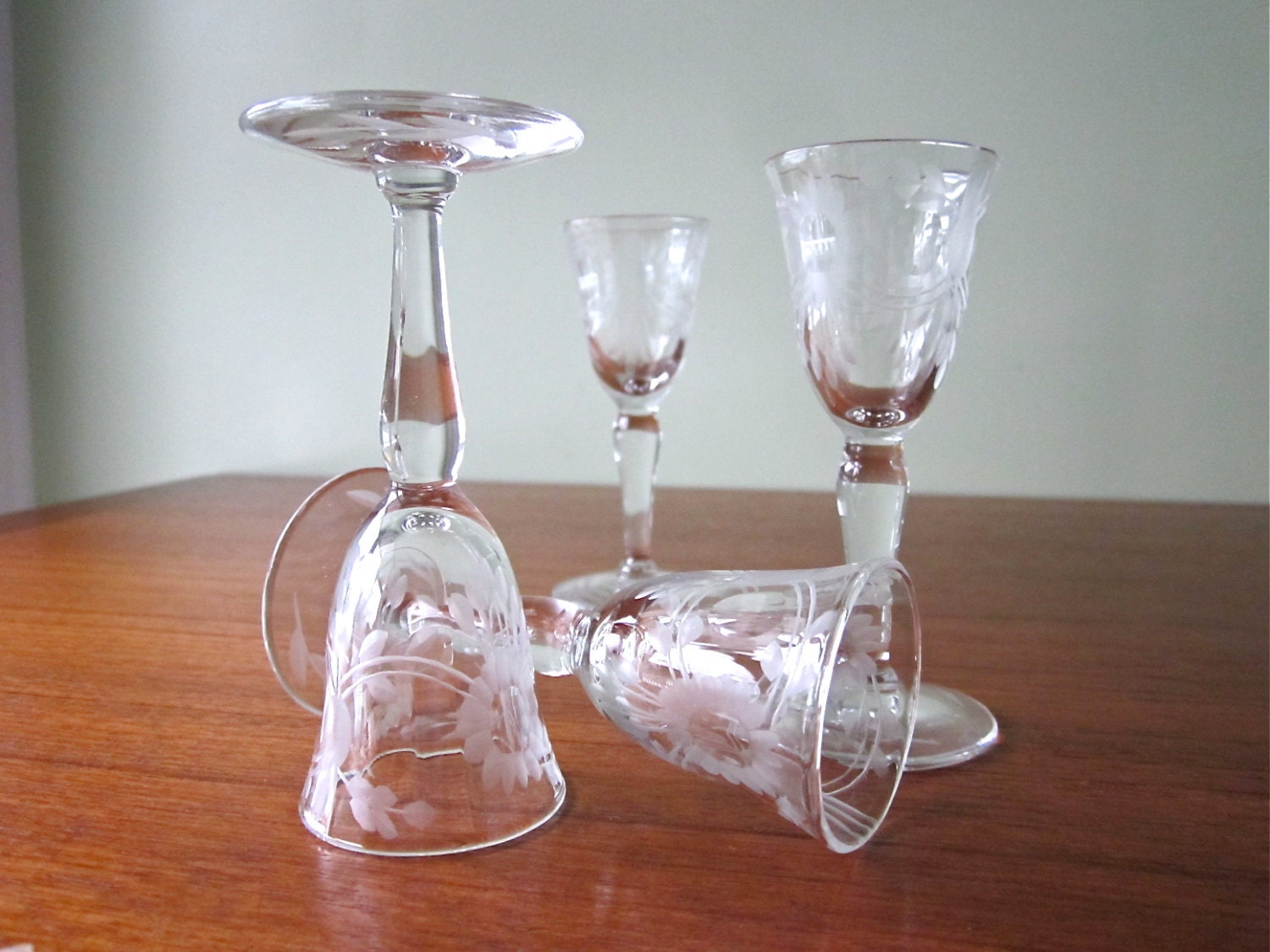 Vintage Cordials, Sherry Glasses, Aperitif Glasses, Liqueur Glasses, Stemware