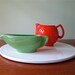 Vintage Pitcher Pair, Creamers, Art Deco