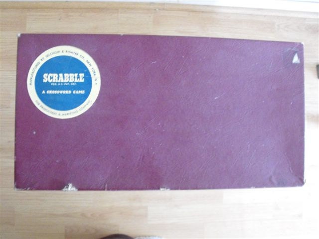 Vintage 50's Scrabble game