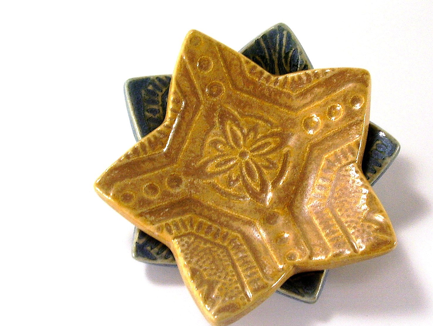 ceramic star bowl ring bearer bowl wedding ring bowl ring bowl home decor gift kids room starry starry night golden star rustic mustard