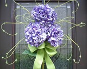 Hydrangea Floral Bouquet, Summer Wreaths, Hydrangea Wreath, Etsy Wreaths, Charmed Violet
