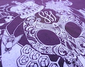 Sherlock - Limited Edition Aubergine Sherlock T-Shirt - Hand Screen Printed