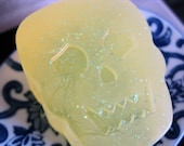 Tropical Vacation Glitter Glycerin Skull Soap