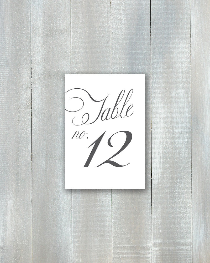 Table Numbers PDF