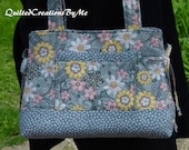 Quilted Bow Tuck Style Bag  Purse Tote Handbag  Custom Made  by QuiltedCreationsbyMe