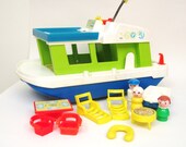 Vintage Fisher Price Houseboat (2)
