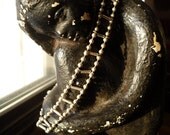 Vintage 1980s Silver Plated Ball Chain Choker/Goth/Punk TheReflectvivePause.etsy.com