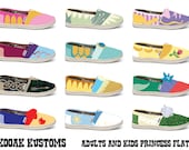 KOOAK Kustoms Disney Princess Inspired Toms Flats - Choose your Princess