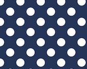 1 yard  Medium Navy Dots by Riley Blake