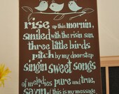 Custom listing for Angela Cosenza (angelacosenza) Three Little Birds