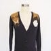Wrapped Fox Cardigan in Navy