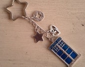 Doctor Who Inspired Star Keychain