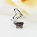 Steampunk Skeleton Key Ring- Key To My Heart Ring- Adjustable Ring- Sterling Silver Finish- Silver Ring