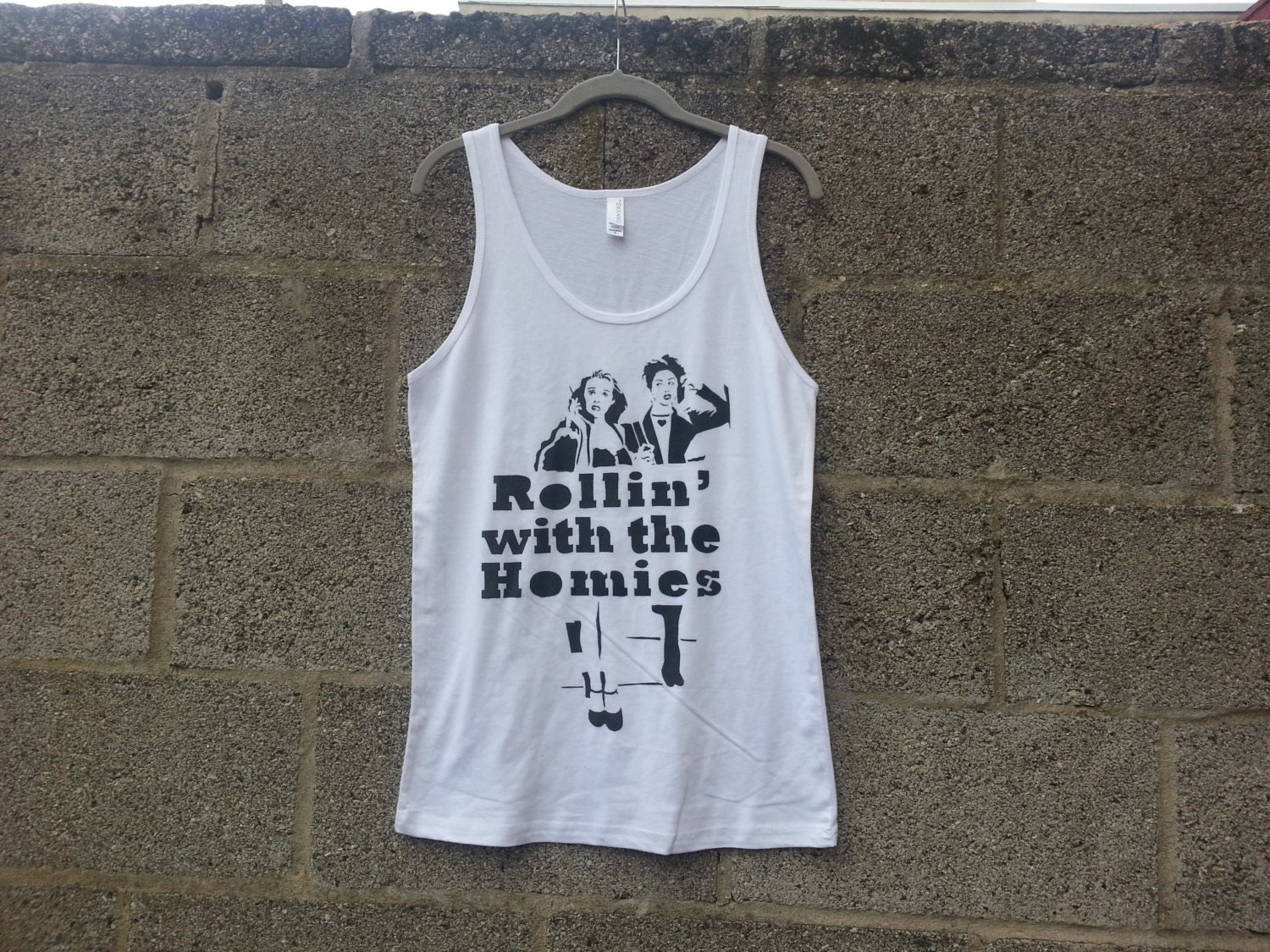 90s Clueless movie stencil and spray paint art by Rainbow Alternative on Etsy