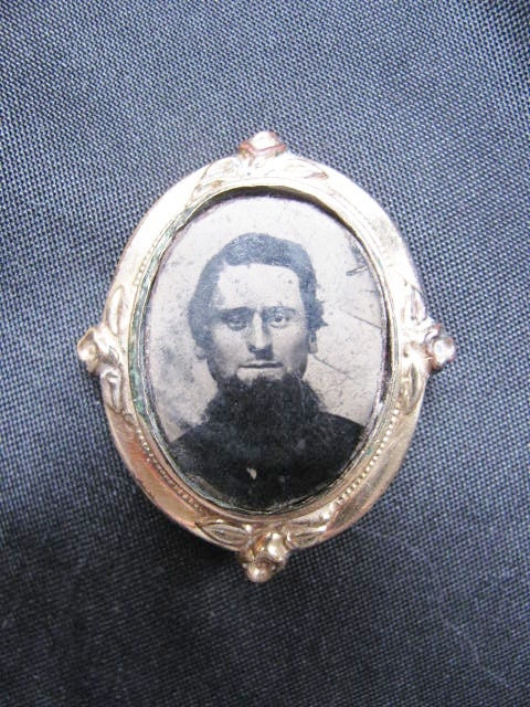 Victorian Portrait Brooch Original