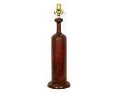 Vintage Wood Bottle Lamp