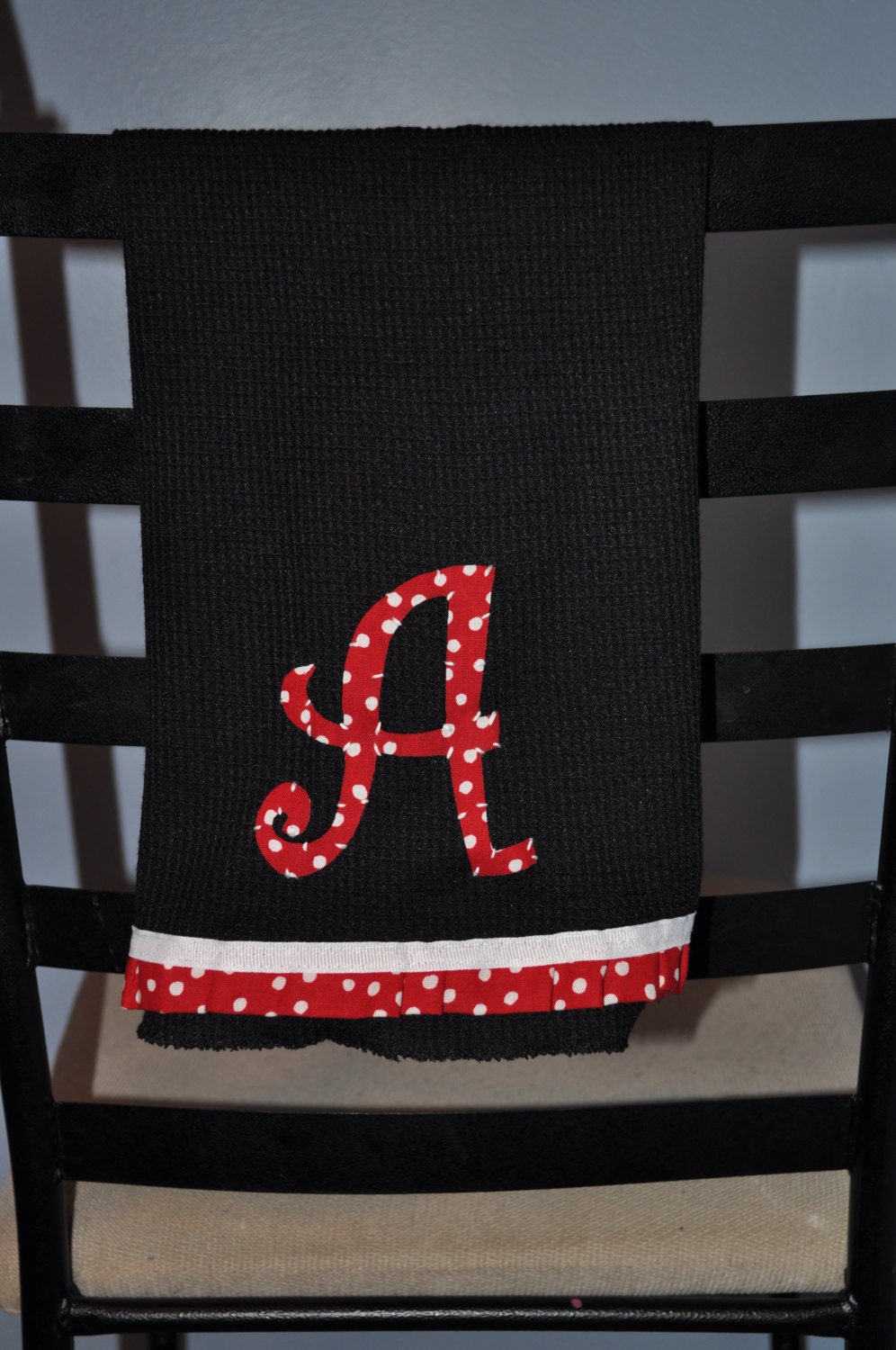Personalized Kitchen Towel - You choose Monogram and Colors