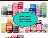 U PICK 90 Colors ..... 10 Yards 5/8" 16mm Dot Grosgrain Ribbon 7050/16 ..... FREE SHIPPING on additional items