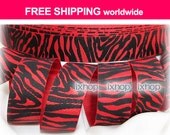 5 Yards 7/8" 22mm Zebra Black Stripe Animal Grosgrain Ribbon 7100/99 ..... FREE SHIPPING on additional items