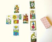 Tarot Cards Vintage Fortune Telling Card Deck Stuart R. Kaplan Colorful GraphicsEphemera