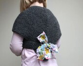 Direct Download PDF Knitting Pattern - Heartwarmer 2T-10 -DIY Shawl for Children or Toddlers Knitting Instructions - Wrap Sweater