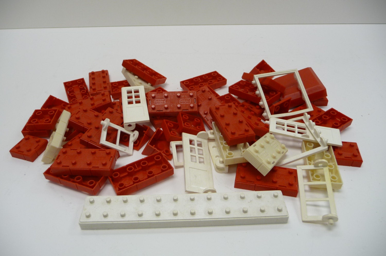 Vintage American Bricks building Toys lego blocks 60 Pieces Collectible supplies