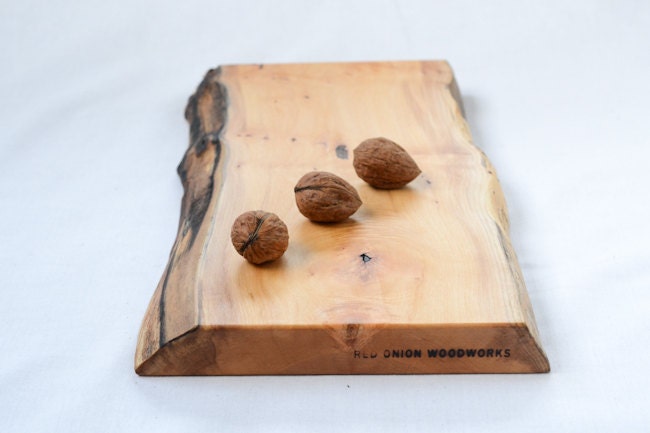 Rustic Cheese Board, Natural Edge Salvaged Wood 811, Ready to Ship