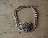 vintage 1950s sweetheart bracelet / MAXINE AND EDWARD