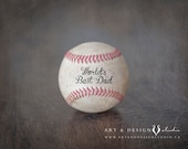 Father's Day Gift  Personalized  -  5x7 Sport Wall Art