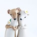 Weasel Wedding Cake Topper - Spring Wedding by Bonjour Poupette