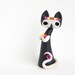 Skeleton Cat - Calavera Cat - Gato de los Muertos by Bonjour Poupette